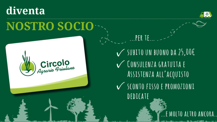 Diventa socio del Circolo Agrario